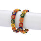 Afast Designer Fancy Party Bangle/ Kada Set, Multicolor, Metal, Pack Of 2 - Swadesiicart