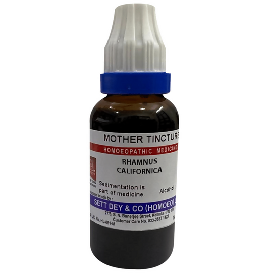 Sett Dey Rhamnus Californica Mother Tincture Q | Swadesiicart