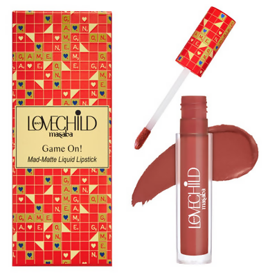 LoveChild By Masaba Gupta Double Star Transfer-proof Dusty Rose Pink Liquid Lipstick | Swadesiicart