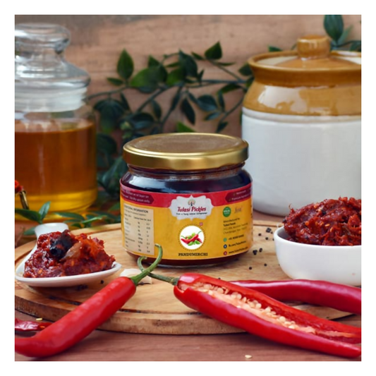 Tulasi Pickles Red Chilly Pickle - Swadesiicart