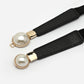NVR Women Circular Black Stretchable Leather Belt | Swadesiicart