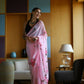 Vamsee Laxmi Pink Georgette Saree - Swadesiicart
