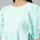 Ahalyaa Women Summer Blue Cotton Printed Tunic | Swadesiicart