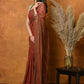 Very Much Indian Designer Mul Cotton Handloom Saree with Sequins - Dual Tone Red Green | Swadesiicart