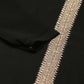 FIORRA Women's Black Poly Crepe Straight Kurta Pant With Dupatta - Swadesiicart