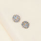 Blush Flower Stone Studs- Ruby Raang | Swadesiicart