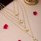 Ruby Raang Gold Kundan Layered Necklace | Swadesiicart