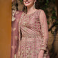Light Purple Pure Butterfly Net Wedding Wear Anarkali Suit - Emponline | Swadesiicart