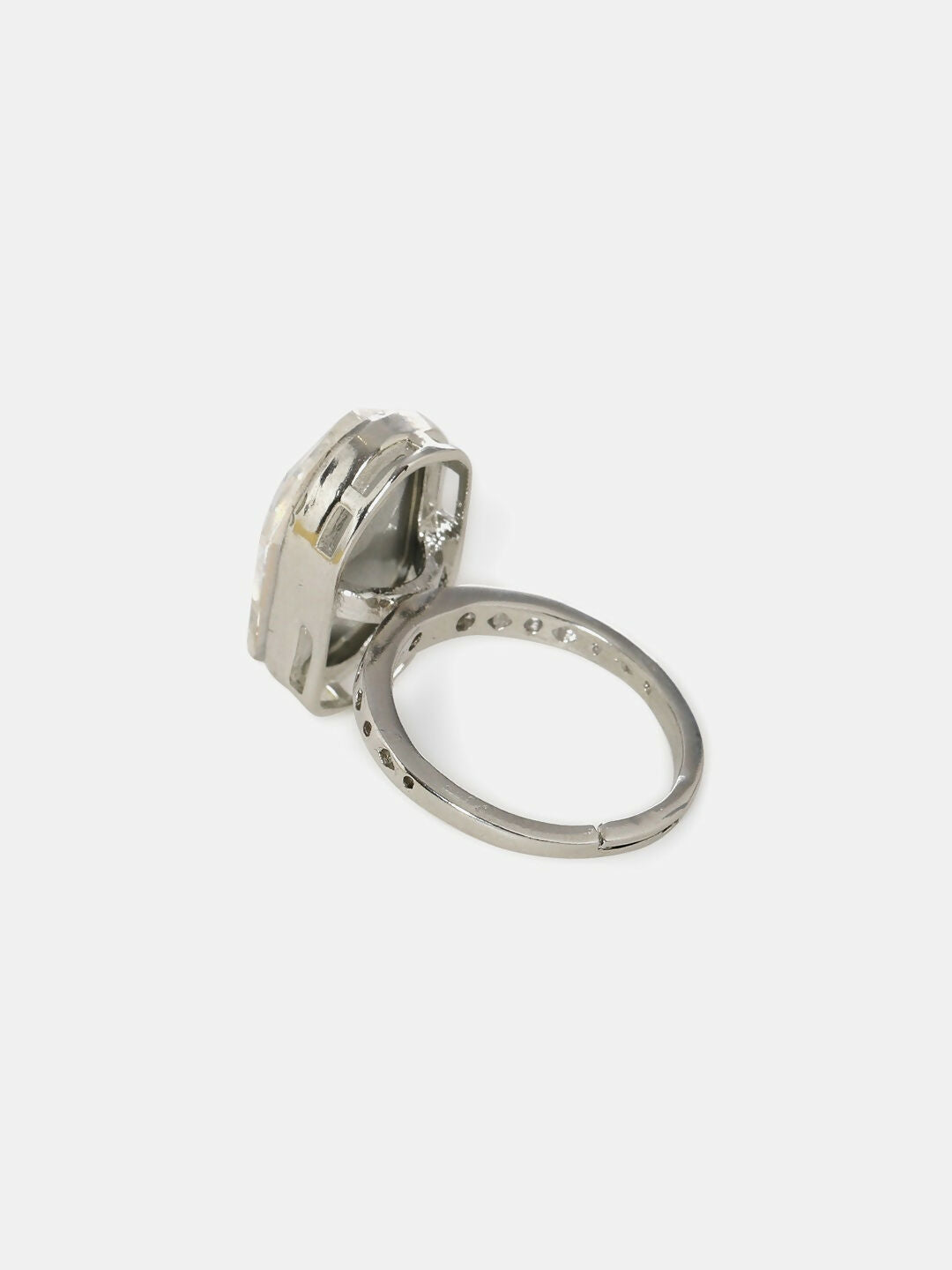 Crystal Ring- Ruby Raang | Swadesiicart