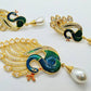AD Peacock Pendant Set | Swadesiicart