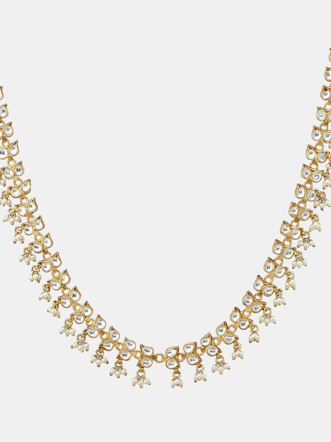 Nuyug 22K Gold-Plated Kundan & Pearl Studded Matha Patti Head Jewellery | Swadesiicart