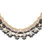 Nuyug 22K Gold Plated Azure Dusk Kundan Necklace | Swadesiicart