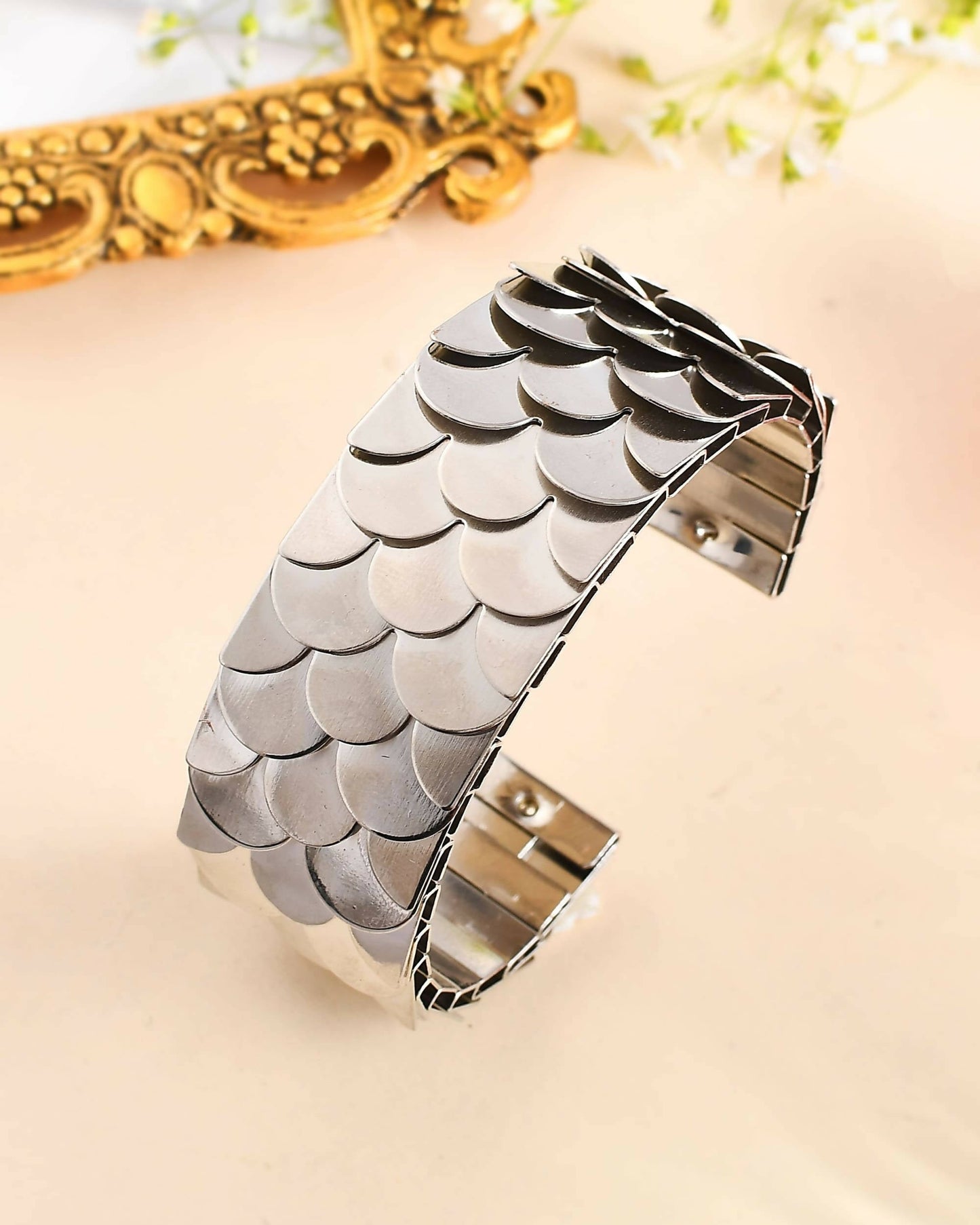 VOJ Women Silver Color stainless steel Bracelet - VOJ (Valley Of Jewellery)