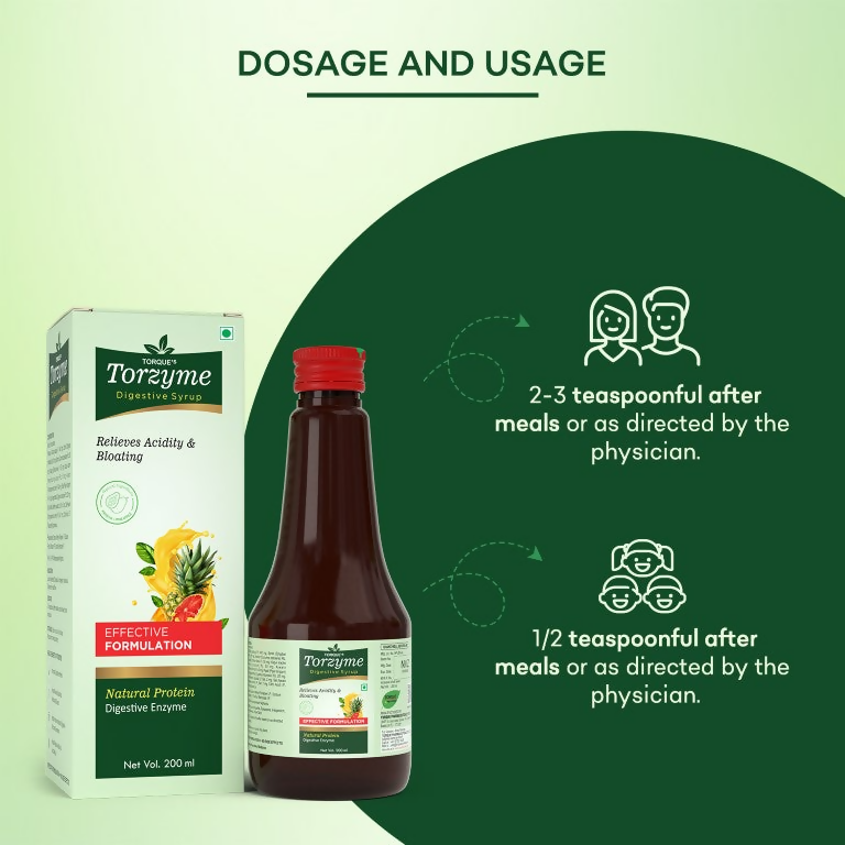 Torque's Torzyme Natural Protein Syrup - Swadesiicart