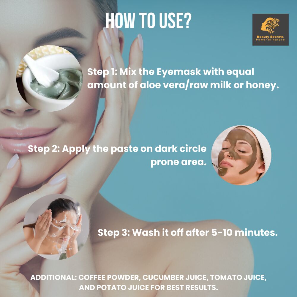 Beauty Secrets Sunayana Anti Dark Circle Face Mask - Swadesiicart
