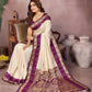 Aastha Fashion Cream Kalamkari Silk Zari Woven Saree