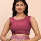 Shree Shyam Fashion Linen Cotton Purple Saree