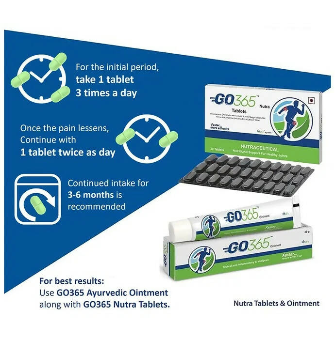 Charak Pharma Go 365 Nutra Tablets - Swadesiicart