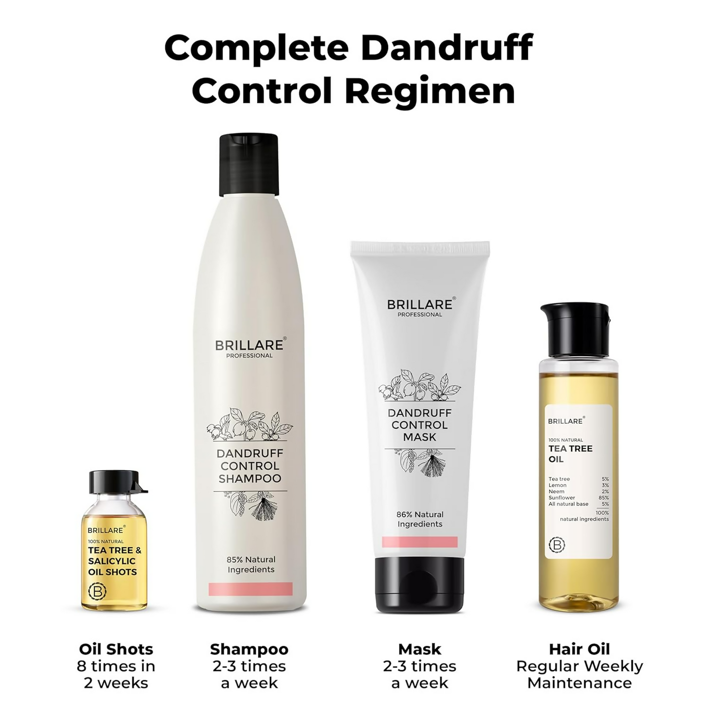 Brillare Anti Dandruff Treatment Combo