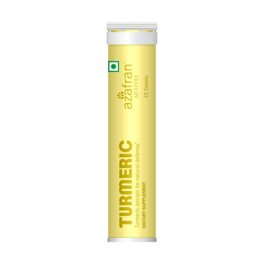 Azafran Actives Organic Turmeric Tablets | Swadesiicart
