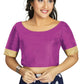 Aastha Fashion Women's Purple Art Silk Designer Traditional Readymade Blouse