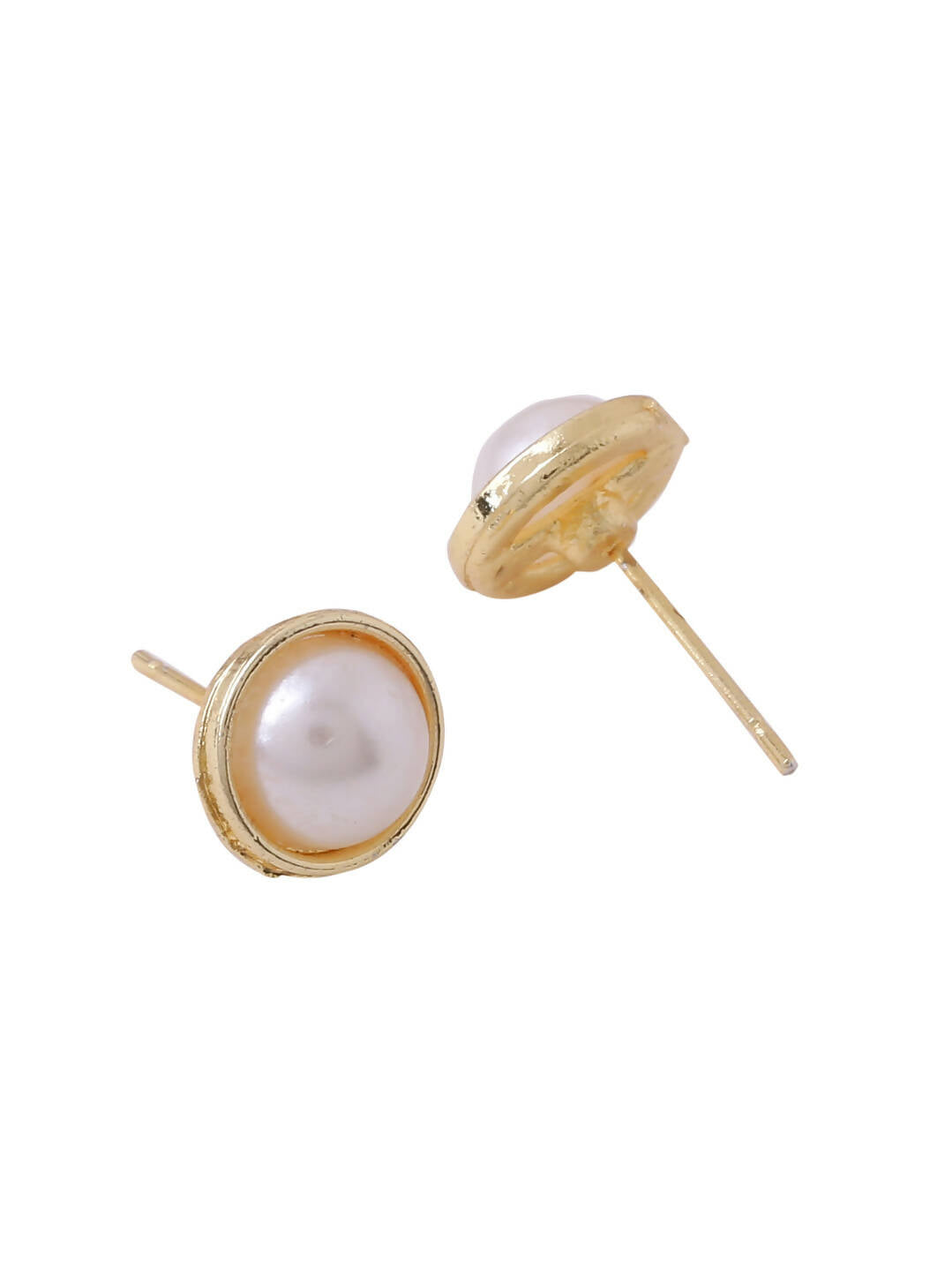 NVR Women Pearl Studded Studs Earrings | Swadesiicart