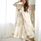 Joban Fashion Off White Kurta Set Organza Sequin Embroidery Work - Swadesiicart