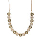 Kundan and Daimond Neckpiece (Gold) - Ruby Raang | Swadesiicart