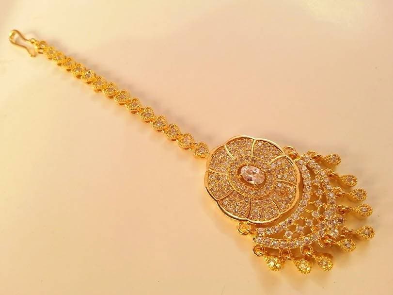 AD Bridal Stones Maang Tikka | Swadesiicart