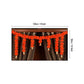 Tied Ribbons Orange Hanging Marigold Flowers Garland | Swadesiicart