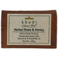 Khadi Natural Herbs Herbal Rose and Honey Soap