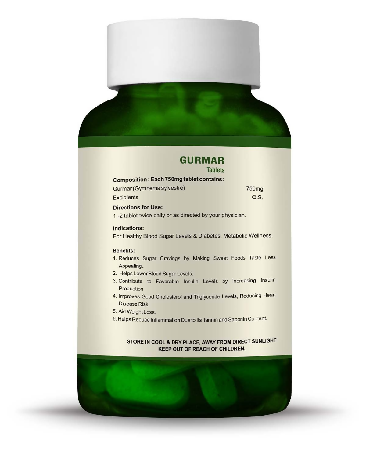 Bio Resurge Life Gurmar Tablets - Swadesiicart
