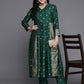 Ahalyaa Women's Traditional wear Kurta Set - Green | Swadesiicart