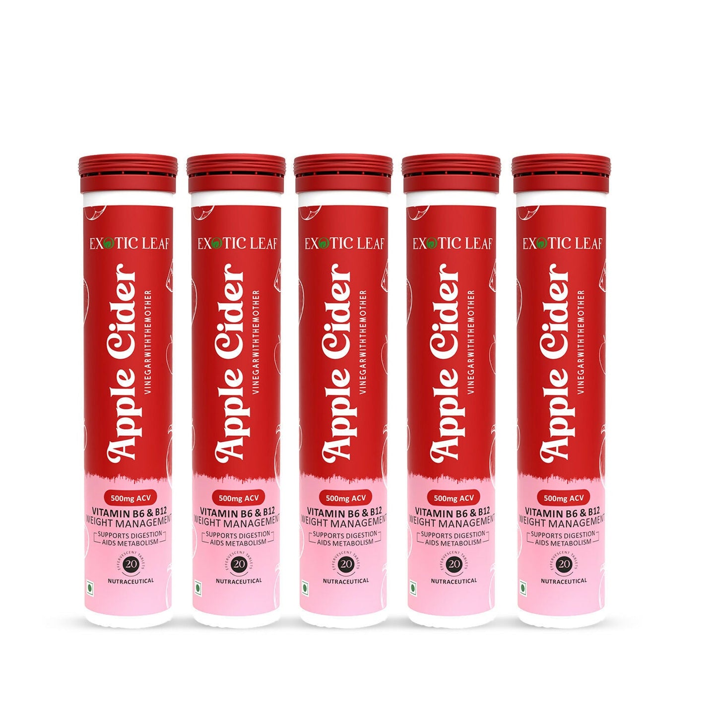 Exotic Leaf Apple Cider Vinegar Tablets - Swadesiicart