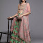 Ahalyaa Women's Traditional wear Lehenga Choli - Green | Swadesiicart