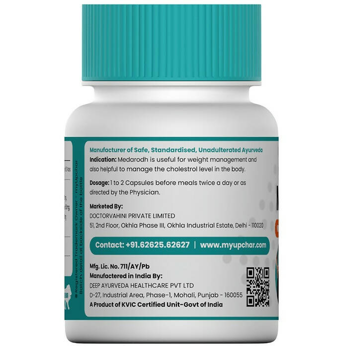 Myupchar Ayurveda Medarodh Extract Based Capsules | Swadesiicart