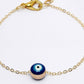 NVR Women Gold-Toned Evil Eye Rakhi With Roli Chawal - Swadesiicart