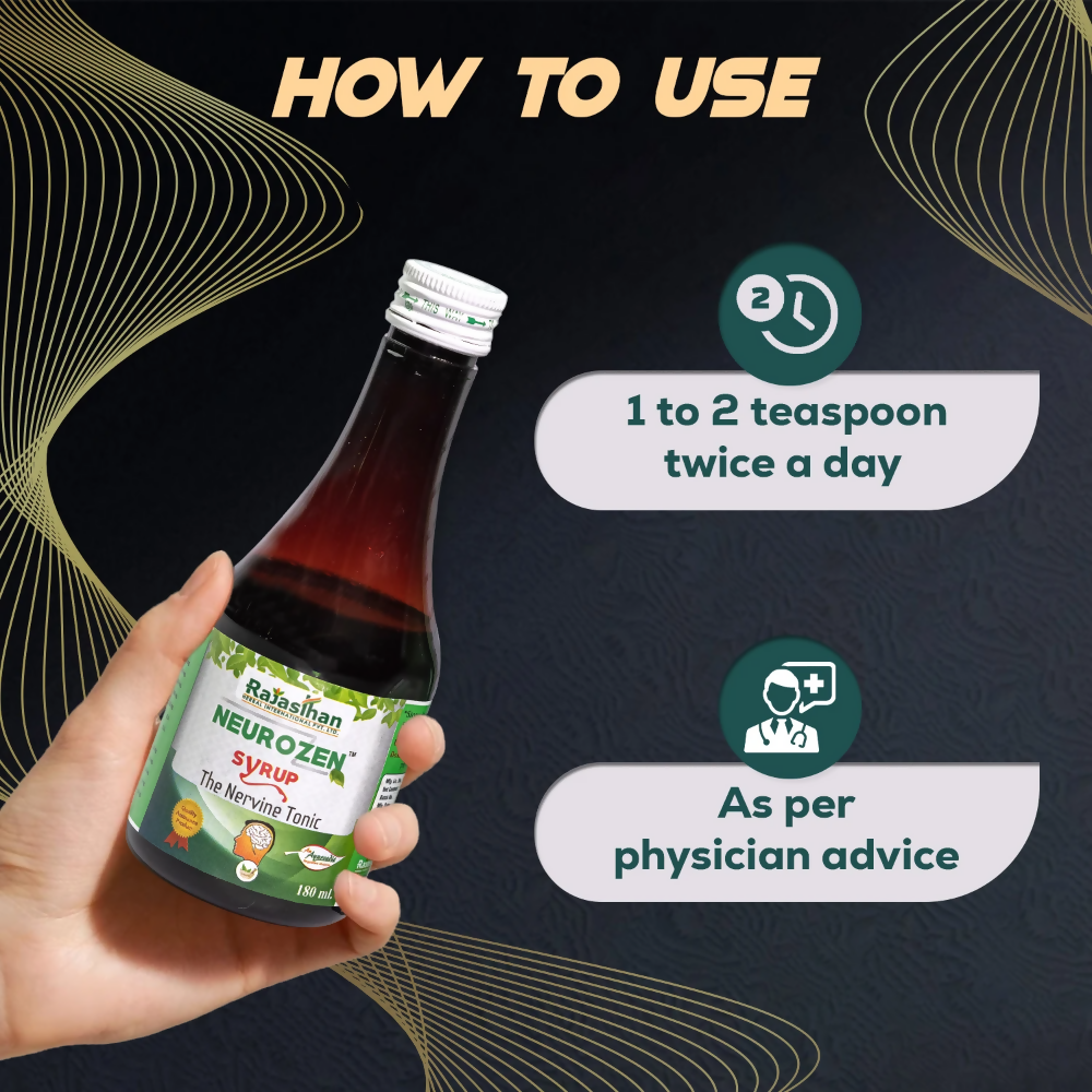 Rajasthan Herbals Neurozen Syrup | Swadesiicart