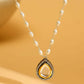 Beaded Kundan Necklace - Ruby Raang