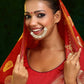 Ruby Raang 22k Gold Polished Kundan Maharani Nose Ring (Clip On) | Swadesiicart