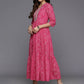 Ahalyaa Women's Traditional wear Dress - Pink | Swadesiicart