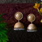 Joban Fashion Women Matte Gold Brass Jhumka | Swadesiicart