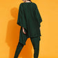Women Republic Green Kaftan With Hand Embellishment And Dhoti Salwaar | Swadesiicart