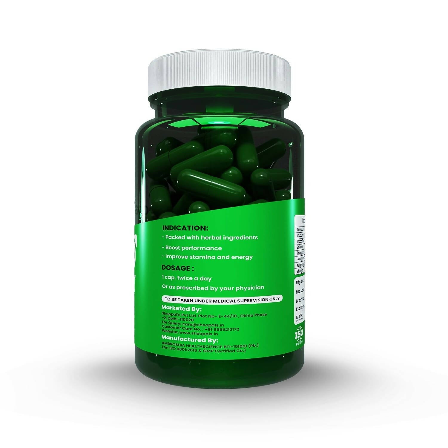 Sheopal's Testo Booster Capsules - Swadesiicart