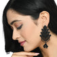 Mominos Fashion Johar Kamal Latest Design Black Color Earrings - Swadesiicart