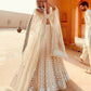 Jyoti Fashion Women's Cream Georgette Paper Mirror with Thread Embroidered Designer Lehenga Choli Set | Swadesiicart