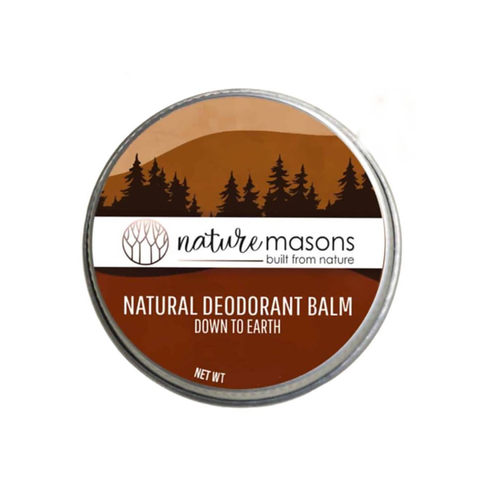Nature Masons Down to Earth Natural Deodorant Balm | Swadesiicart