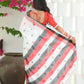 Beatitude White Cotton Tangail Saree