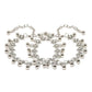 Mominos Fashion Kamal Johar Oxidised Silver Adjustable Anklets | Swadesiicart