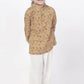 Breathables Kids Cotton Night Suit – Yellow Camel Print Kurta & Pyjama Co-Ord Set For Boys & Girls